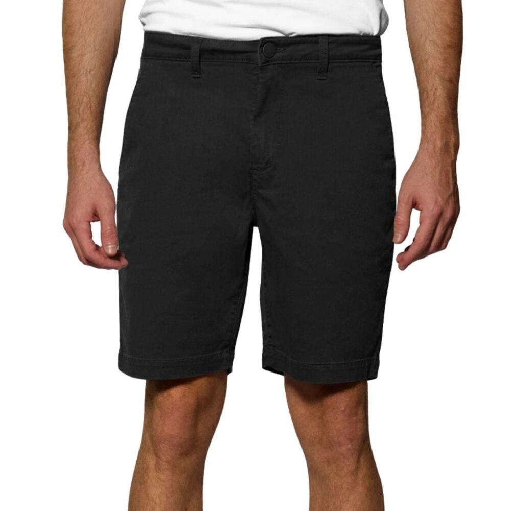Monfrere Men's Cruise Chino Shorts Japanese Tencel Twill Black Size‎ 31 New
